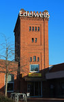 Wasserturm der ehem.Growscherei Edelwei in Magdeburg-Sudenburg im Januar 2016