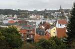 Aussicht von Duburg auf Flensburg.