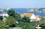 Blick auf Flensburg in nrdlicher Richtung (vom Schlowall aus gesehen).