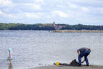 Die Marineschule Mrwik (Flensburg) von Wassersleben aus gesehen.