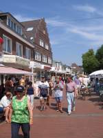 Bsum/Nordsee, Promenade im Sommer 2006