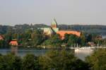 Blick über den Domsee auf den Ratzeburger Dom; 24.09.2011