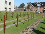 Friedhof der Heimatlosen in Westerland auf Sylt am 19.