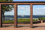 Blick auf die Kieler Frde vom Marine-Ahrenmal in Laboe.