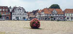 Fachwerkhuser am Paradeplatz in Rendsburg.