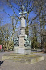 Uwe-Jens-Lornsen-Denkmal am Paradeplatz in Rendsburg.