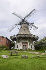 Die Hollndermhle Fortuna im Landschaftsmuseum Angeln in Unewatt (Kreis Schleswig-Flensburg).