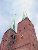 Markant: die Doppeltürme des Lübecker Doms.