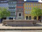 Frst-Bismarck-Brunnen auf dem Jenaer Marktplatz (23.04.14)