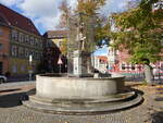 Eisenberg, Mohrenbrunnen am Marktplatz (22.10.2022)