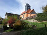 Stanau, evangelische Dorfkirche, erbaut im 12.