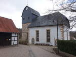 Dillstdt, evangelische Kirche, erbaut von 1593 bis 1596 (26.02.2022)
