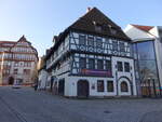 Eisenach, Lutherhaus am Lutherplatz, hier wohnte Luther von 1498 bis 1501 (17.03.2024)