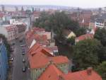 Blick vom Kirchturm der gidienkirche.