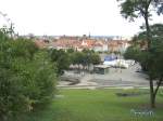 Blick vom Hang des Petersaberges auf dem Domplatz, 2005