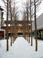 ERFURT, am neuen Busbahnhof, Winter 2005