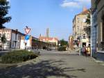 Erfurt, Blick zum alten Depot (Breitscheidstrasse) - 2005