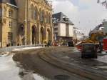 Seit dem 11.03.2013 wird zwischen Anger und Fischmarkt gebaut.