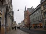 Erfurt Stadtzentrum Blick Richtung Fischmarkt 5.4.13