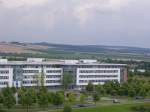 Erfurt-Nord mit Blick auf die neugebaute A71 Schweinfurt-Sangerhausen; 09.07.2007