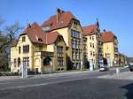 Erfurt, Andreasvorstadt, frhere Baugewerbeschule, im April 2007