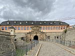 Zugang zur Zitadelle Petersburg in Erfurt am 28.