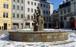 Stadtbrunnen auf dem Marktplatz Gera.