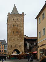 Das Johannistor (ehemaliges Stadttor) von Jena am 09.