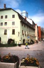 Jena, Innenstadt, Gasthaus zum Roten Hirsch, Foto von 2001