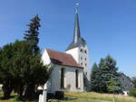 Thonhausen, evangelische Dorfkirche, erbaut im 13.