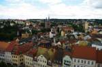 Altenburg, Ausblick auf die Altstadt von dem Turm der Bartholom Kirche  (18.07.2011)