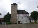 Grobodungen, Wasserburg mit Wartturm, erbaut im 13.