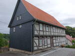 Weienborn, Fachwerkpfarrhaus in der Kirchstrae (01.07.2023)
