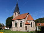Vatterode, evangelische Christuskirche, erbaut 1885 (26.09.2023)