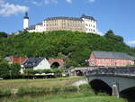 Greiz, oberes Schloss, im Kern mittelalterlich, nach Brand neu erbaut bis 1540, im 18.