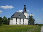 Sorge-Settendorf, evangelische Dorfkirche, erbaut von 1739 bis 1740 (25.06.2023)