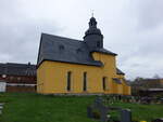 Dobia, evangelische Dorfkirche, erbaut im 14.