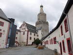 Weida, Bergfried der Osterburg, 54 Meter hoch, erbaut im 12.