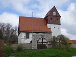 Niederndorf, evangelische Kirche, erbaut von 1689 bis 1690 (30.04.2023)