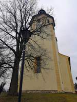 Ein Blick auf die Stadtkirche in Triebes.