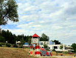 Ein Blick auf das Strandbad - Zeulenrodaer Meer.