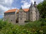 Schleusingen, Schloss Bertholdsburg, erbaut von 1226 bis 1232 durch den Grafen   von Henneberg, unter Wilhelm VI.