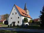 Rieth, evangelische Allerheiligenkirche, erbaut 1682 (15.10.2018)