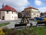 Unterprlitz, Osterbrunnen in der Kirchgasse (16.04.2022)