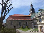 Ellichleben, Pfarrkirche zum Frieden Gottes, erbaut 1720 (17.04.2022)