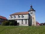 Kleinbrchter, evangelische Christuskirche am Kirchberg (07.04.2023) 