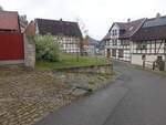 Holzthaleben, Fachwerkhuser am Kirchberg (30.06.2023)