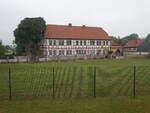 Wolkramshausen, Schloss Hue de Grais, erbaut von 1720 bis 1722 (30.06.2023)