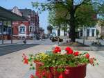 Nordhausen/Thringen.Am Bahnhofsplatz im Sommer 2004