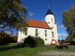 Lindau (Heideland), evangelische Dorfkirche, erbaut 1762 (22.10.2022)